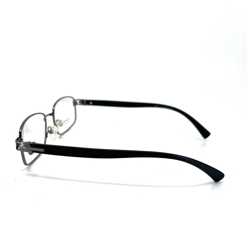 Priority Eyeglasses Frames TI-31 Black Silver Full Rim 53-19 140 mm gallery