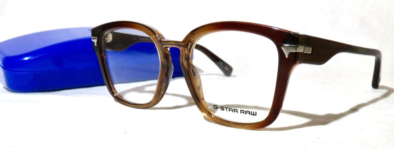 G-Star Raw NEW GS2632-216 Insert Ceaton, Brown plastic 49-19-145 eyeglass frame