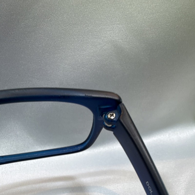 DOLABANY 51/18/145 Full Rim Plastic Eyeglasses Dark Blue 51-18-145 gallery