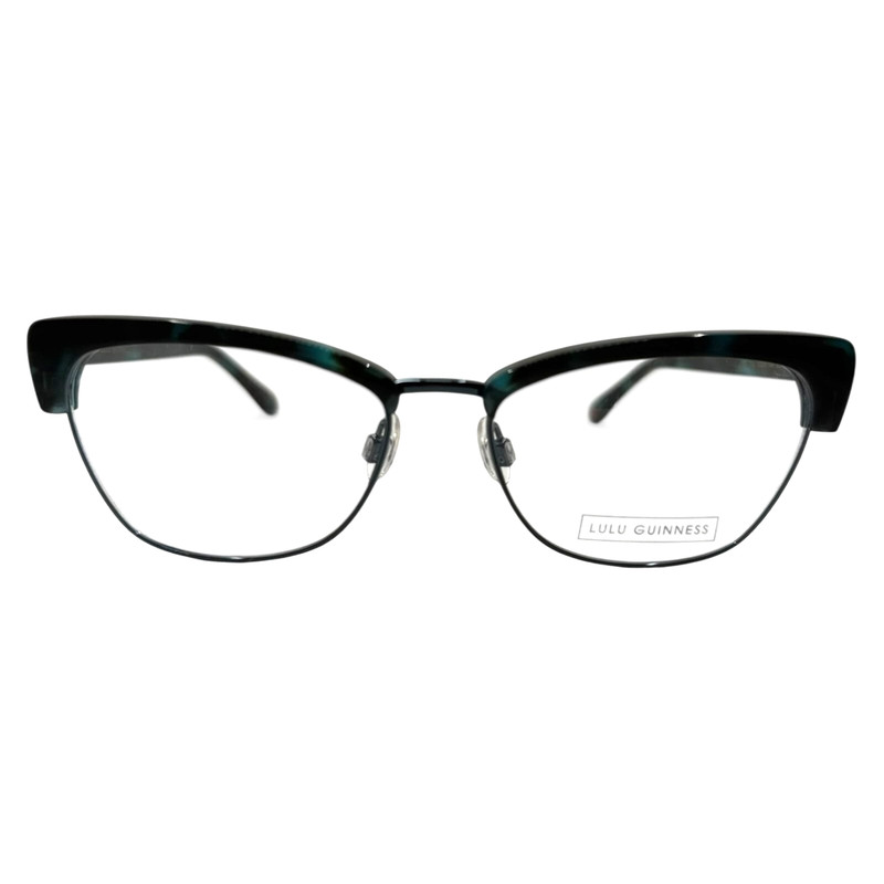 LULU GUINNESS – L787 TEA 53/16/140 – TEAL TORTOISE – NEW Authentic EYEGLASSES