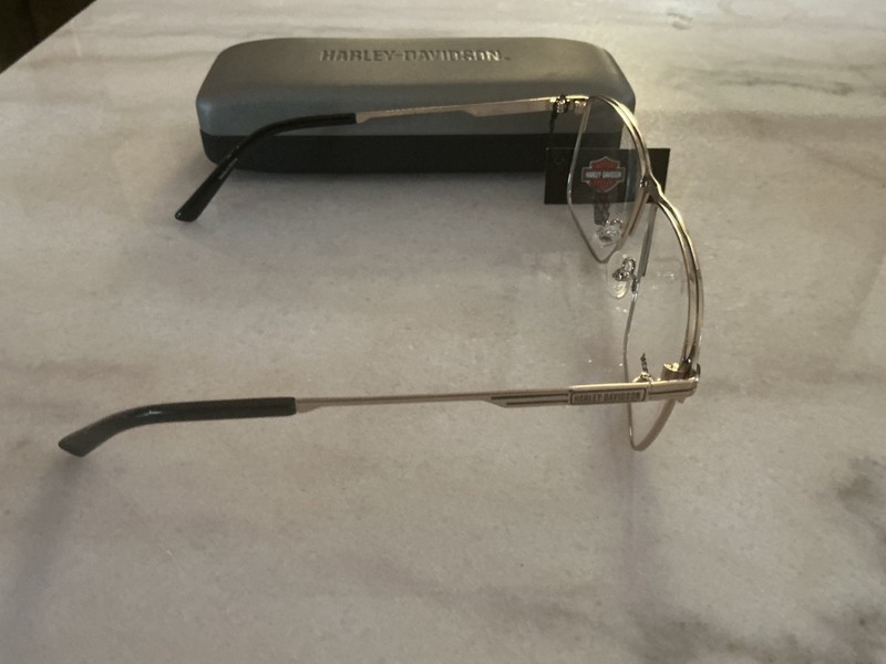 Harley Davidson HD9017 032 Gold Metal Optical Eyeglasses Frame 60-12-145 gallery