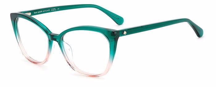KATE SPADE ZAHRA Eyeglasses Eye Glasses GREEN 1ED Authentic New 53mm Women