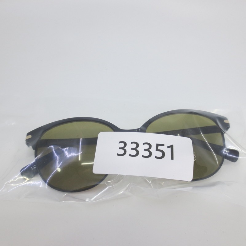 Link Occhiali 7179 C1 Matte Black Gold Accent Round Glasses Frames 52-16-140 gallery