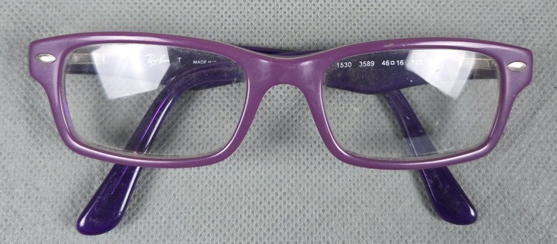 Ray Ban RB 1530 3589 Girls Eyeglass Frames Purple 46-16-125