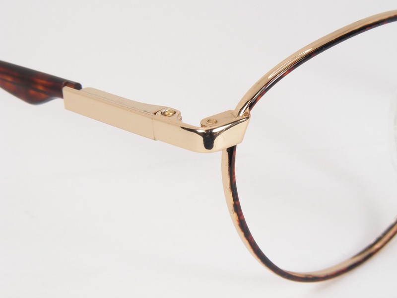 Vintage MAISON de FRAMES A3213P Gold /Demi Brown UNIQUE EYEGLASSES 48-20-134mm gallery