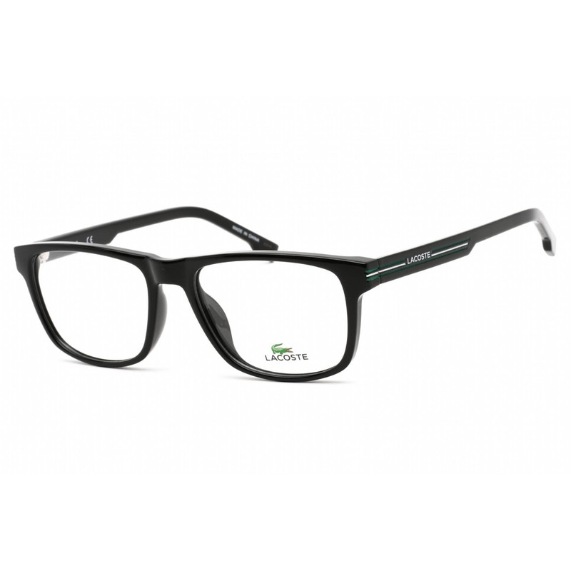 Lacoste Unisex Eyeglasses Black Injected Propionate Full Rim Frame L2887 001