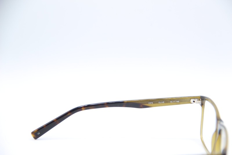 NEW JOHN VARVATOS V374 OLIVE BROWN AUTHENTIC EYEGLASSES 55-17 gallery