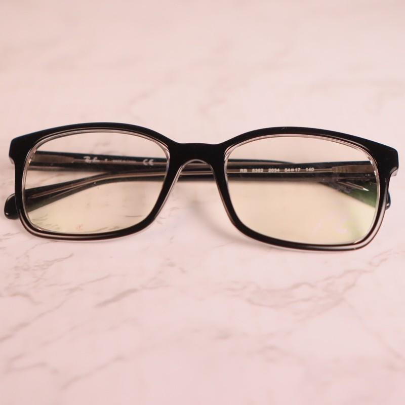 RAY-BAN EYEGLASSES FRAMES ONLY RB5362 2034 BLACK CLEAR FULL RIM 54-17-140