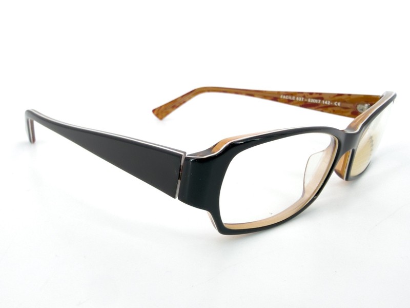 Jean Lafont Facile Eyeglasses FRAMES 537 Brown 52[]17-142 Red France M120