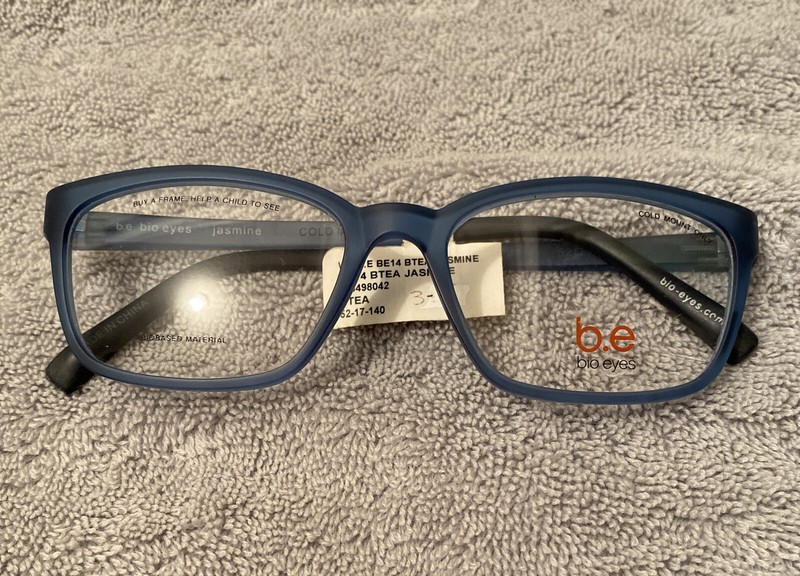 NEW Bio Eyes Jasmine Teal BE14 BTEA Eyeglasses Frames 52-17-140 Retail $54