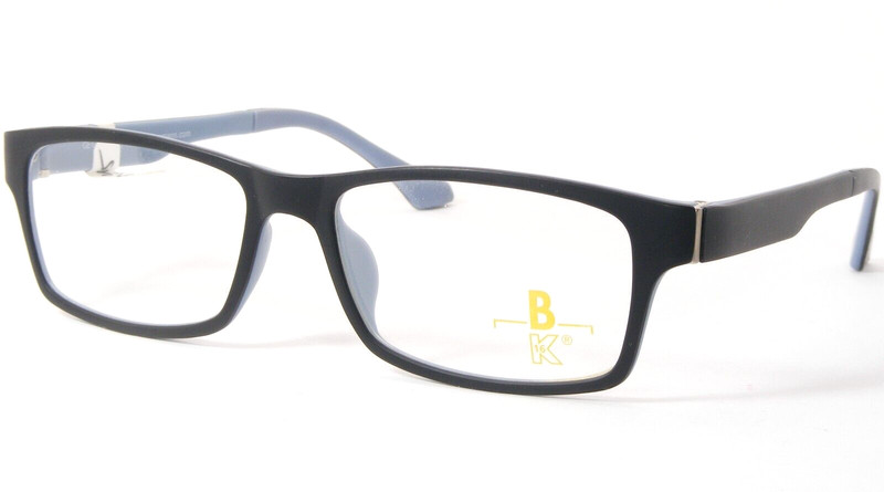 Brillenmann K16 K1278-846 Matte Black /Pastel Blue UNIQUE EYEGLASSES 54-17-137mm