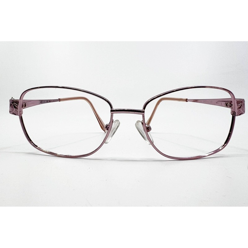 Next Issue Eyeglasses Womens Rose Pink Floral Engraved Frames NI 124 54-16-142