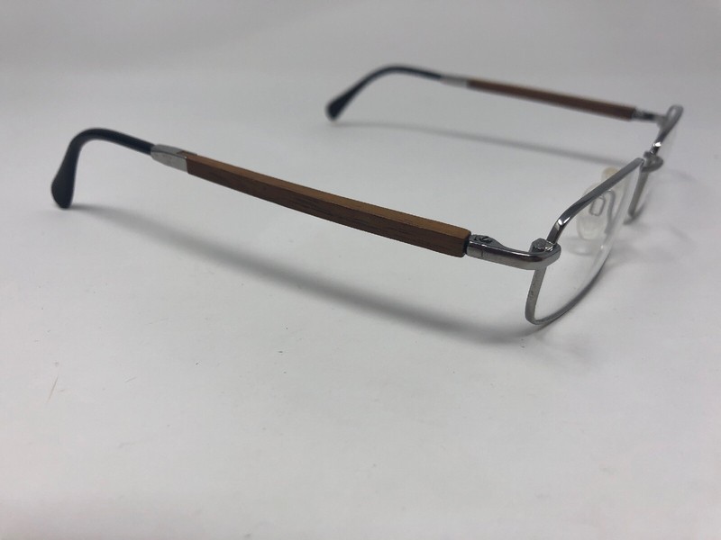 NEOSTYLE ACADEMIC Eyeglasses Frame Germany Mod.305 51-21-140 Gunmetal/Wood ZS22 gallery
