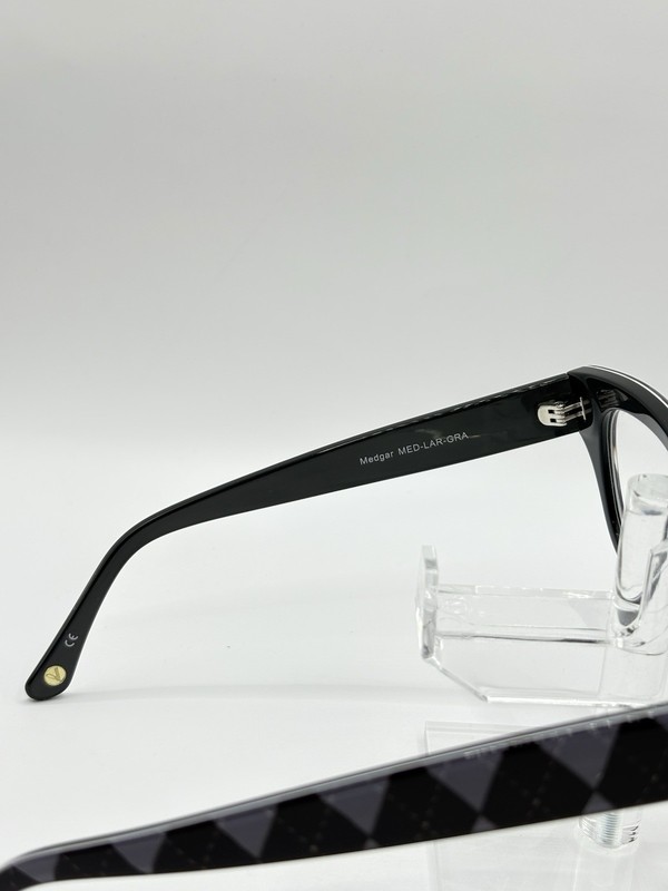 Official by Vontelle Medgar Eyeglasses Gray Pattern Women Medium Large gallery