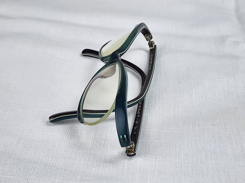 Vtg Neostyle College 309 616 50018/16-135mm Teal /Brown Eyeglass Frame Only RARE gallery