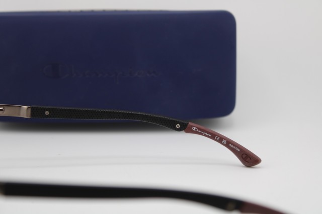 NEW CHAMPION CUTRIP C01 BLACK BROWN GUNMETAL TRI-FLEX AUTHENTIC EYEGLASSES 54-17 gallery