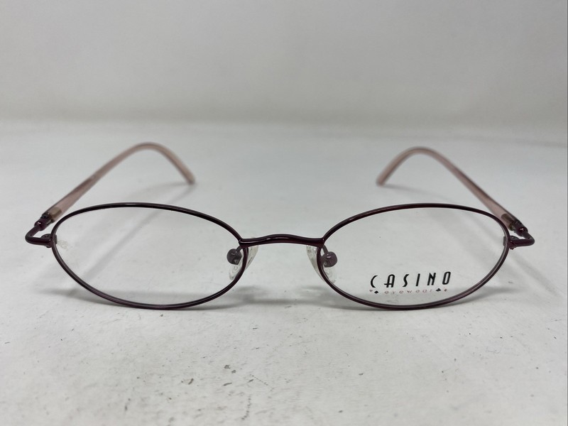 Casino Eyewear CB 1069 Plum 50-18-135 Purple Full Rim Eyeglasses Frame Z923