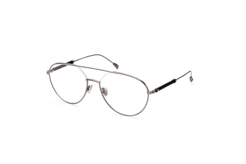 Tod’s TO 5277 008 Gunmetal Metal Aviator Optical Eyeglasses Frame 56-17-145 RX