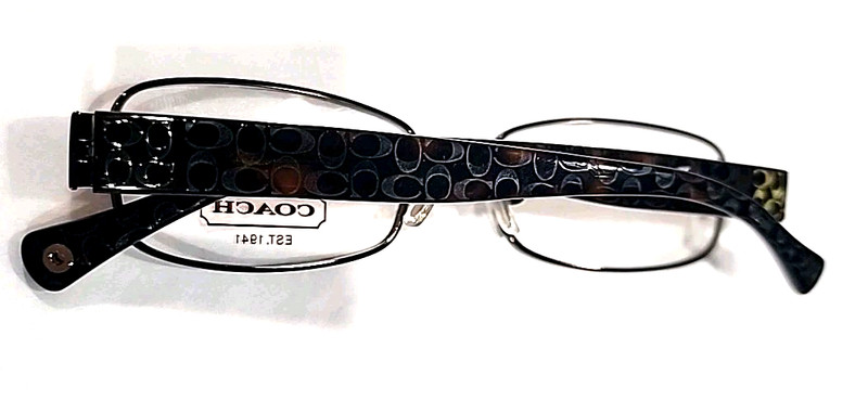 Coach HC5001 Taryn 9023 Dark Brown Metal Rectangle Eyeglasses 50-16 135 New gallery