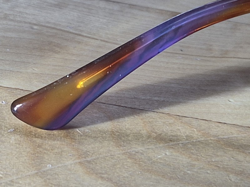 Prodesign Denmark 1786 c.3042 Purple Brown Blue Eyeglass Frames Only 54-16-140 gallery