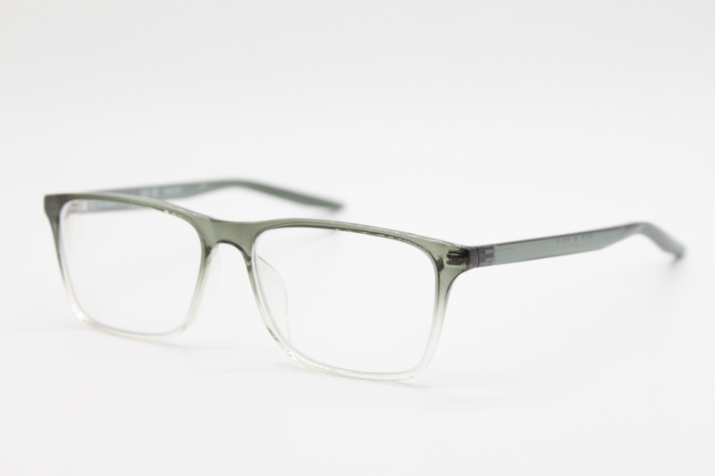 NEW NIKE 7125 300 GREEN GREY FADE AUTHENTIC EYEGLASSES 54-15
