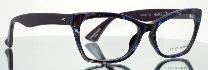 EVOLVE EYEWEAR Harriet Col 110 Blue Purple Marble Womens Eyeglasses 54-16-145 gallery