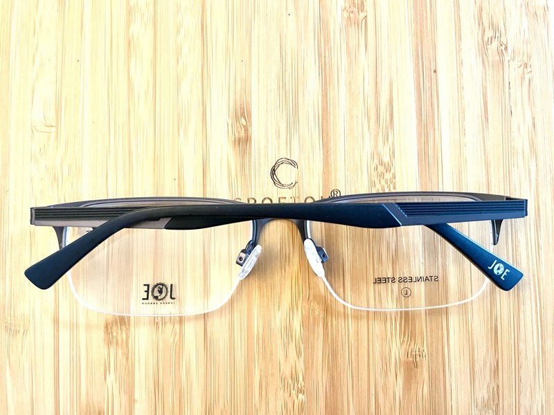 Joe Eyeglasses 4104 001 Blackjack Rectangle 56-17-145 gallery