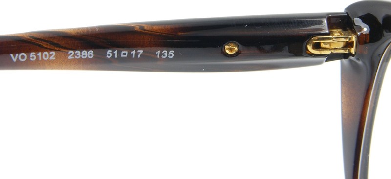 Vogue VO 5102 2386 Brown Tortoise Acetate Eyeglasses Glasses Frame 51-17-135 NEW gallery