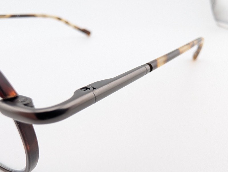 Scott Harris Vintage Europa Eyeglasses, Frames Only, V-61 C3, 46-21-140, Brown gallery
