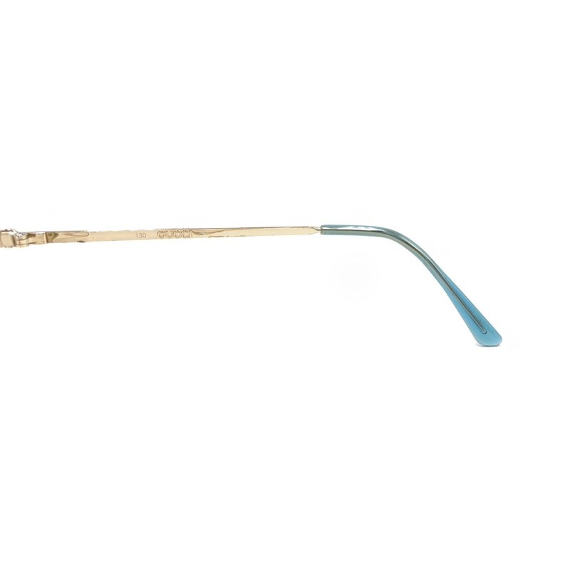 Gucci Vintage GG 2273 Z41 Gray Gold Eyeglasses Frames 55-17 130 Designer Women gallery