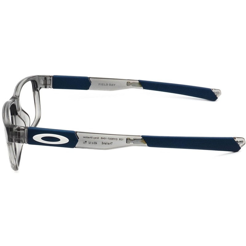 Oakley Kids' Eyeglasses OY8007-1048 Field Day Grey Shadow Square Frame 48-14 128 gallery