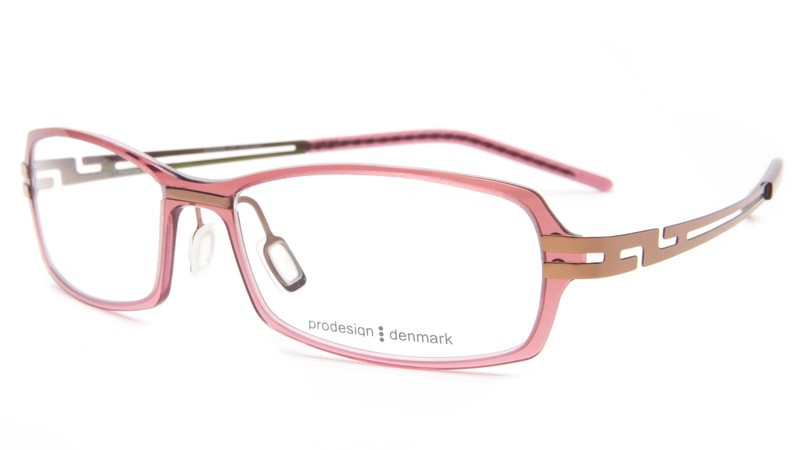 NEW PRODESIGN DENMARK 6501 c.3825 ROSE EYEGLASSES FRAME 53-16-145 B29mm Japan