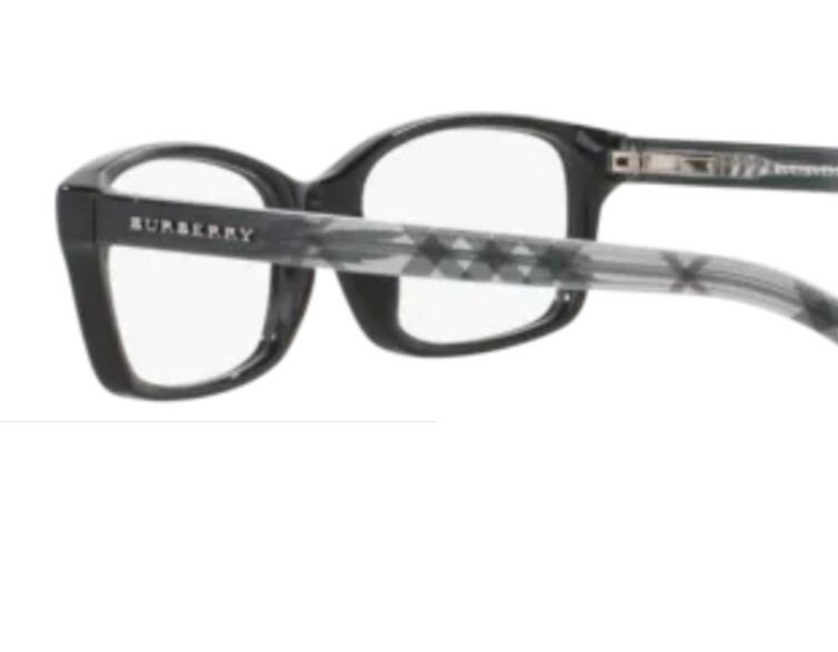 NEW BURBERRY B 2073 3164 BLACK AUTHENTIC EYEGLASSES gallery