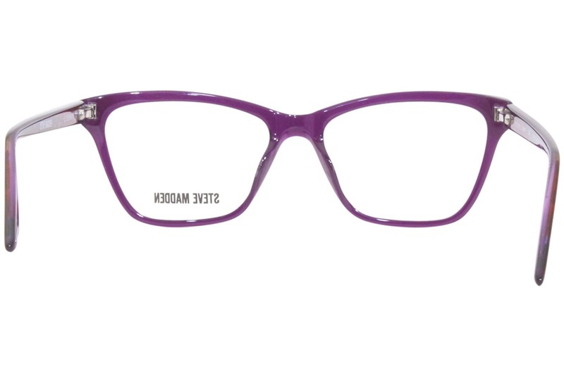 Steve Madden Roxannne Eyeglasses Frame Women's Purple Full Rim Cat Eye 51mm gallery