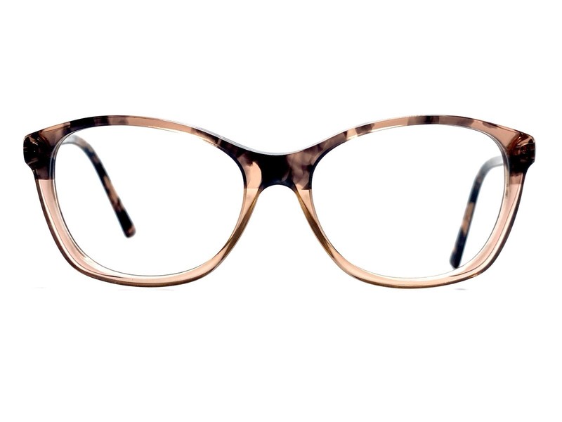 DKNY Brown Beige Clear Cat Eye Tortoise Glasses DY 4093 3556/13 56 17 140