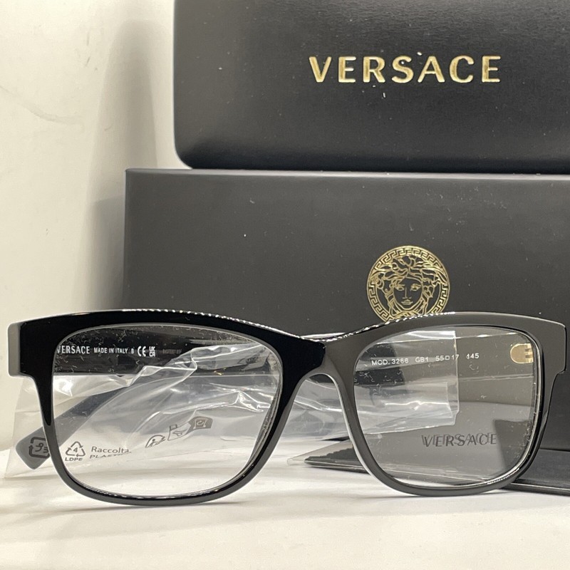 Versace Glasses 0VE3266 Eyeglass Frames GB1 145 55 Black VE3266 GB1 55 Demo lens gallery