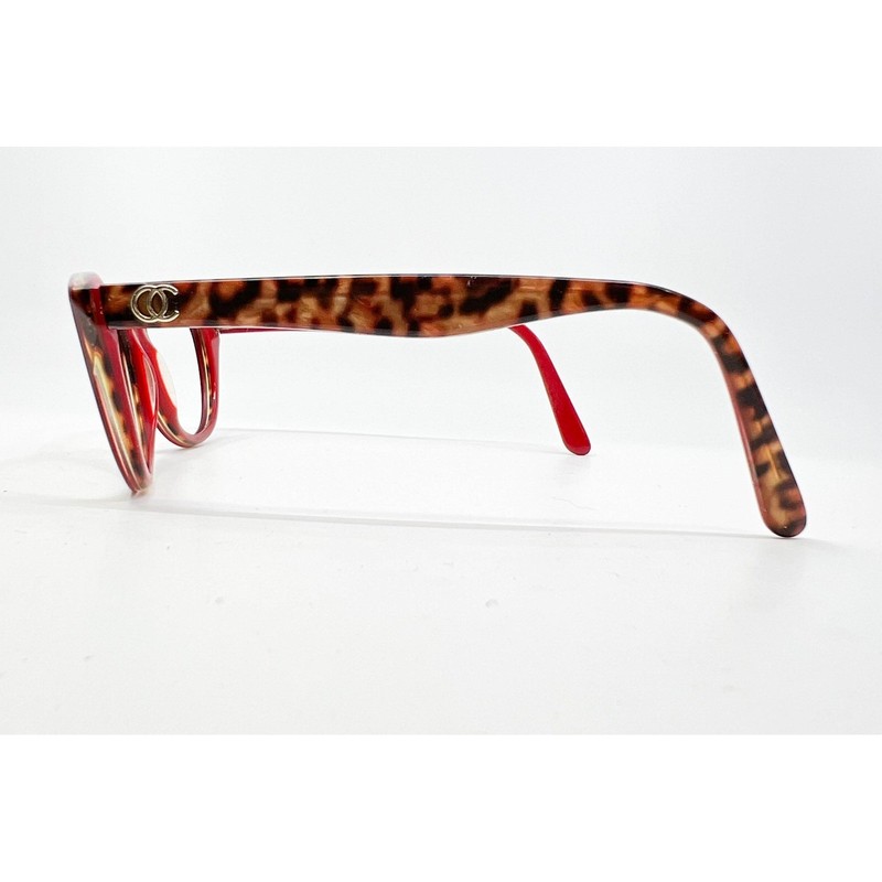 Oleg Cassini Eyeglasses Women Red Tortoise Cat Eye OC0350 50-15-135 gallery