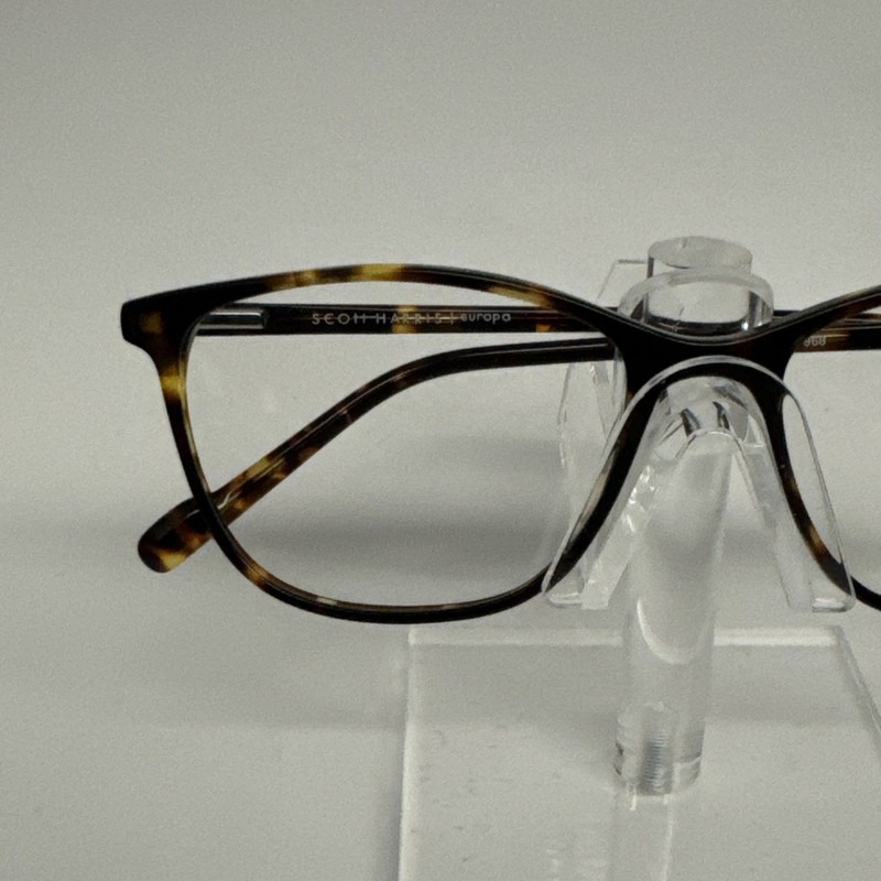 SCOTT HARRIS EUROPA SH-968 C3 53-16-138 EYEWEAR TORTOISE NO CASE FRAMES gallery