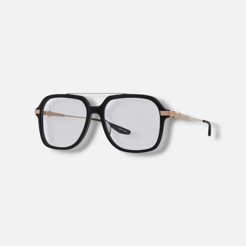 Barton Perreira Unisex Black Square Glasses Frames 56-17-148