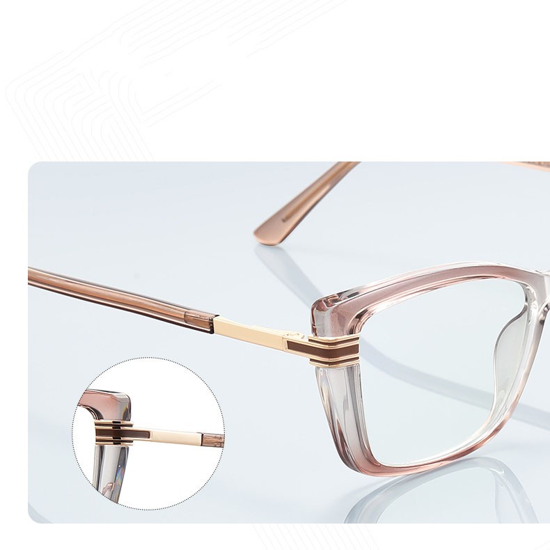 TR90 Anti Blue Light Cat Eye Eyeglasses Women Personality Clear Lens Glasses New gallery