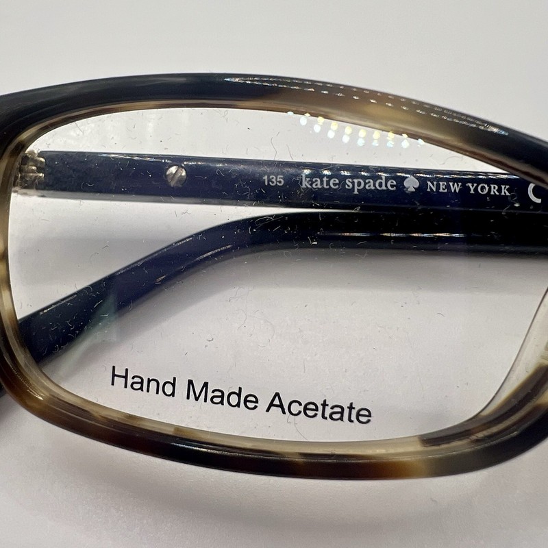 Kate Spade New York Agneta 01H6 Blue Tortoise Eyeglass Frames 50-15-135 Handmade gallery