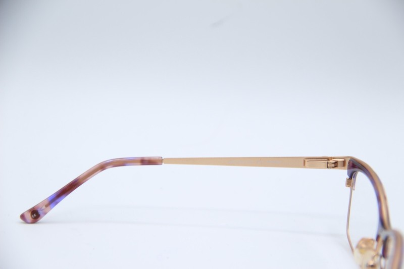 NEW LILLY PULITZER HALSEY PU PURPLE TORT GOLD AUTHENTIC FRAMES EYEGLASSES 52-16 gallery
