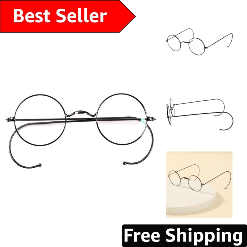Lightweight Retro Round Optical Glasses – Versatile and Stylish Frame for Adults