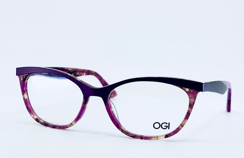 NEW OGI HERITAGE 9114/2124 Purple Womens Cat Eye Eyeglasses 51-16-140 B:36 A gallery