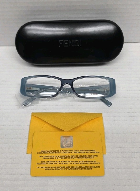 Fendi Eyeglasses Frames F830 Blue Green Women’s 52 15 135 Case Included