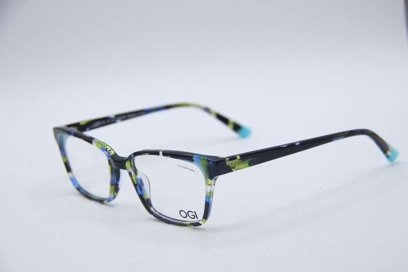 NEW OGI EVOLUTION 9110/1947 GREEN BLUE MARBLE AUTHENTIC FRAMES EYEGLASSES 50-17