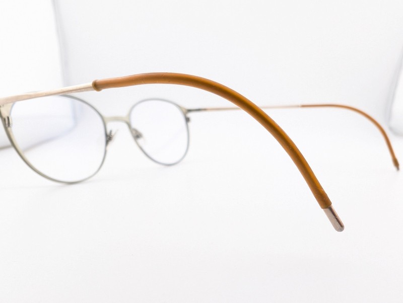 Gotti Switzerland Eyeglasses, Frames Only, Pale Avocado Green, ..-..-137, Japan gallery