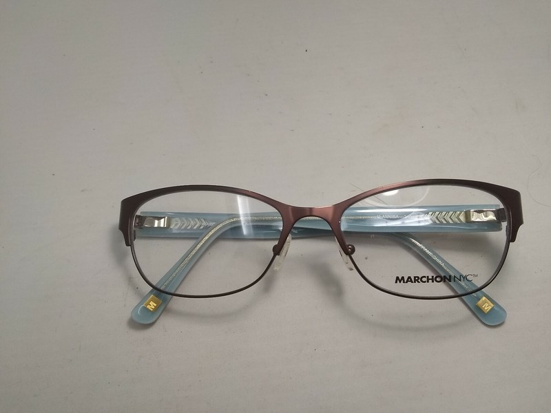 MARCHON M-ANNISA 210 BROWN WITH PATTERN 54-17-140 FLEX HINGES 4617 gallery