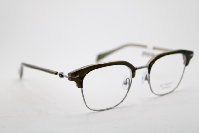 NEW KIO YAMATO KP-258AU COL. 03 BROWN GUNMETAL AUTHENTIC EYEGLASSES 50-20 gallery