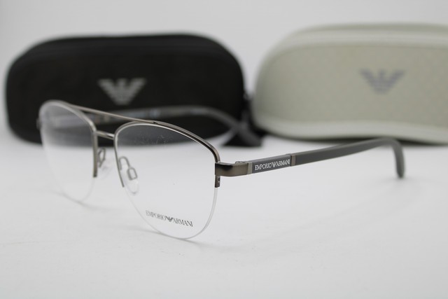 NEW EMPORIO ARMANI EA 1119 3003 GUNMETAL BLACK AUTHENTIC EYEGLASSES 54-17